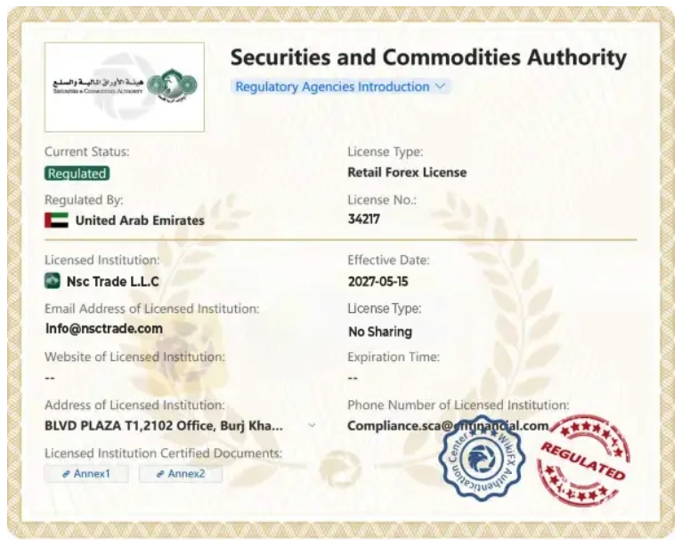 nsc trader lisans