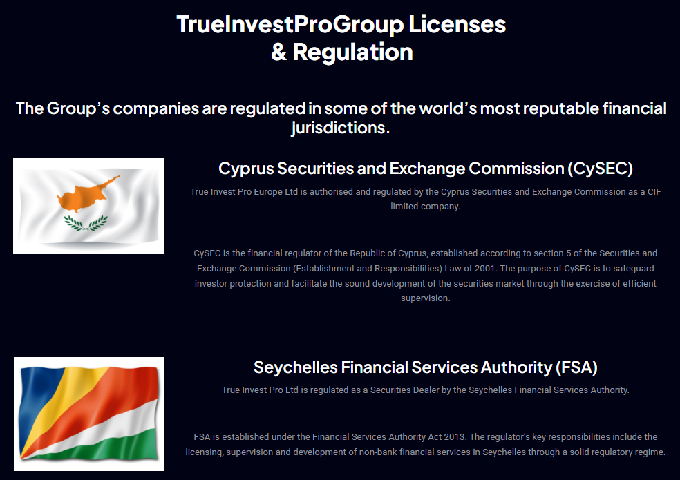 trueinvest lisans