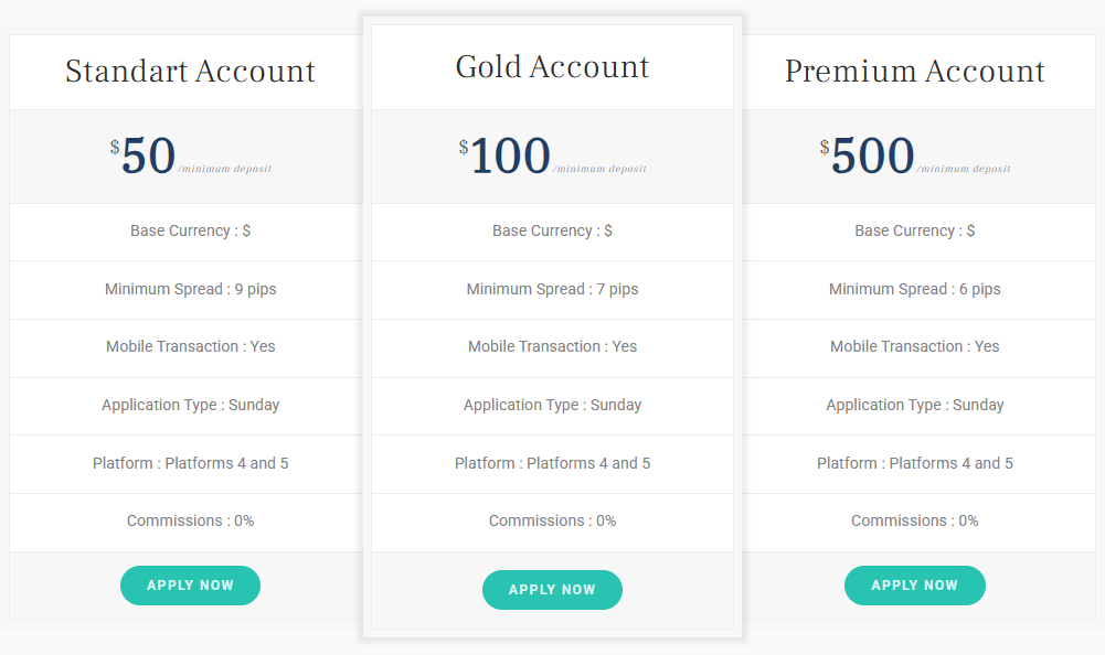 oversea capital markets hesap türleri